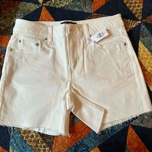 GAP White Denim Shorts 2/26 NWT